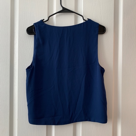 Aritzia Babaton Cobalt Blue Tank Top Camisole Med - Picture 5 of 5